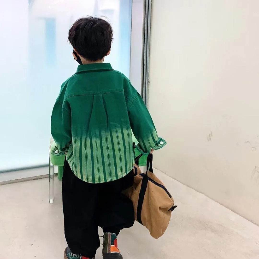 Fashionable And Personalized Boy's Spring Denim Jacket - Velora