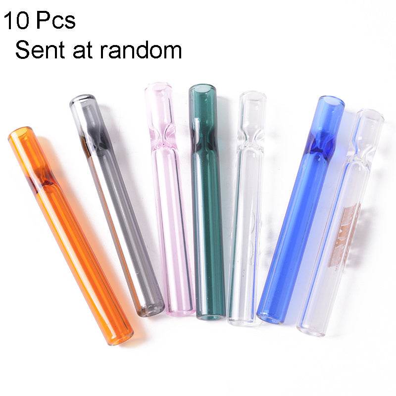 High Bay Silicon Glass Cigarette Holder Hookah Accessories Color Random - Velora