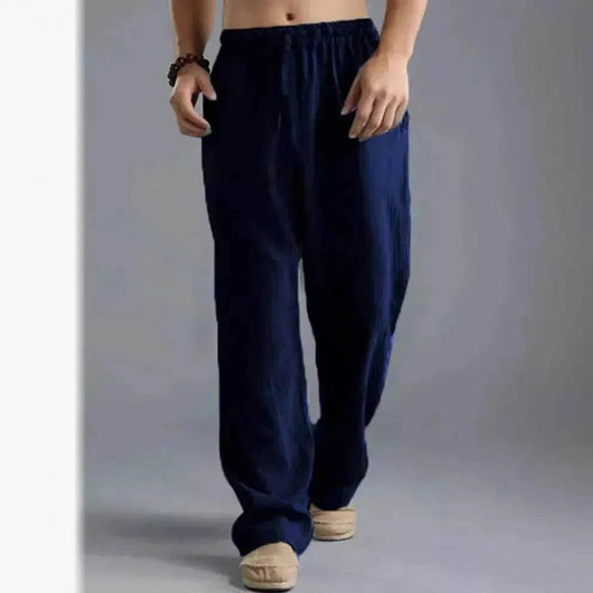Linen Pants for Men Loose Fit Casual Classic Summer. - Velora