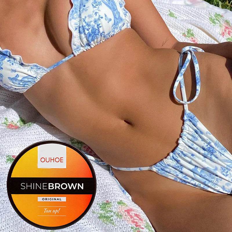 Intensive Tanning Luxe Gel Body Tanning Cream After Sun Repair Combination Aloe Vera Gel Wheat Complexion Beach Bronzer Summer Gadgets - Velora
