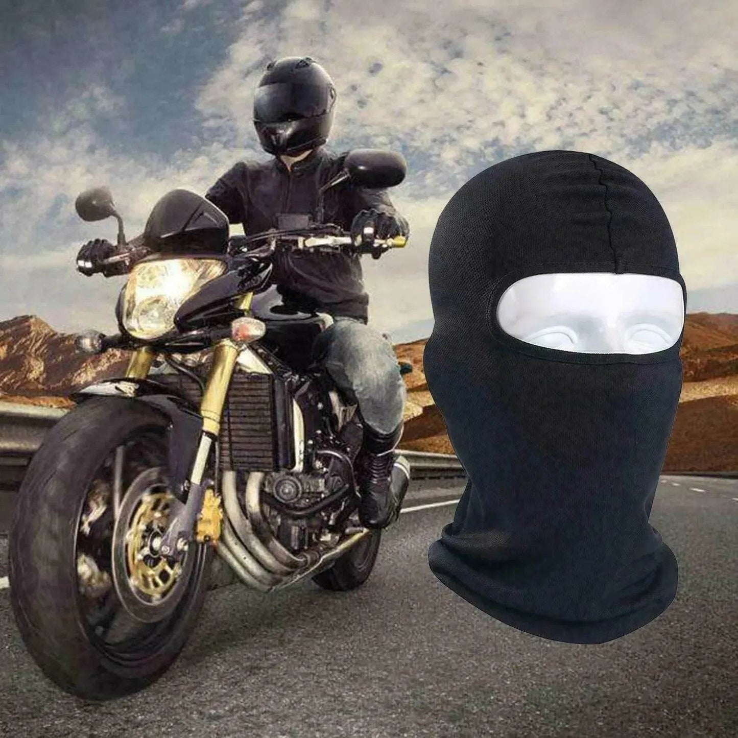 3 Pack Tactical Balaclava Thin Full Face Mask Lightweight Motorcycle Warmer Ski - Velora