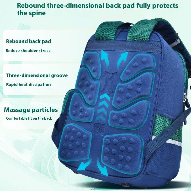 Elementary School Spine Protection Backpack Water resistant School bag - Velora