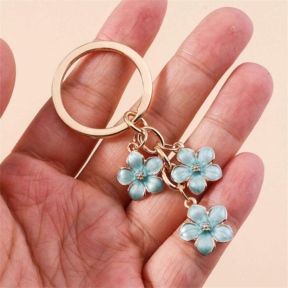 Sweet Girly Cherry Blossom Keychain - Velora