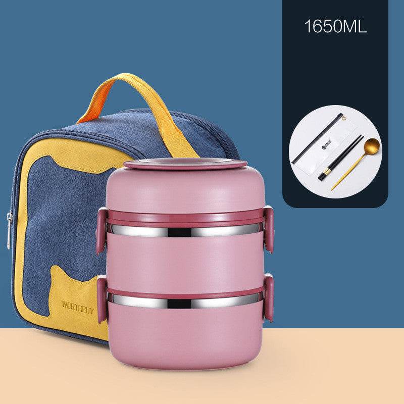 304 Stainless Steel Multi-layer Thermal insulated lunch container - Velora