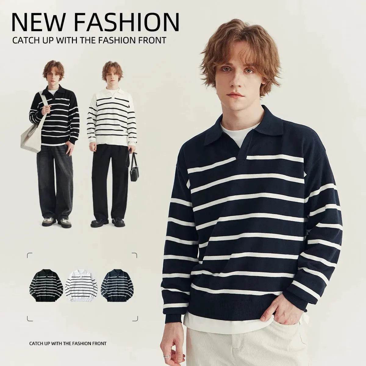 High School Teens Casual Pullover tops sweater for men - Velora