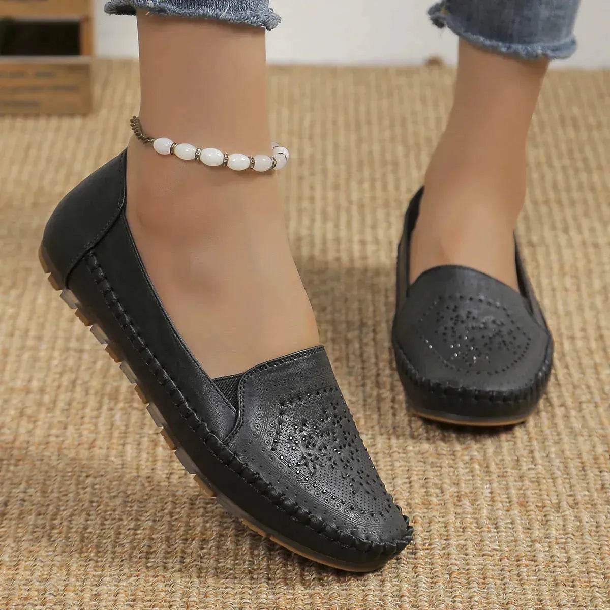 Formal Work Loafer Flat shoes for Women - Velora
