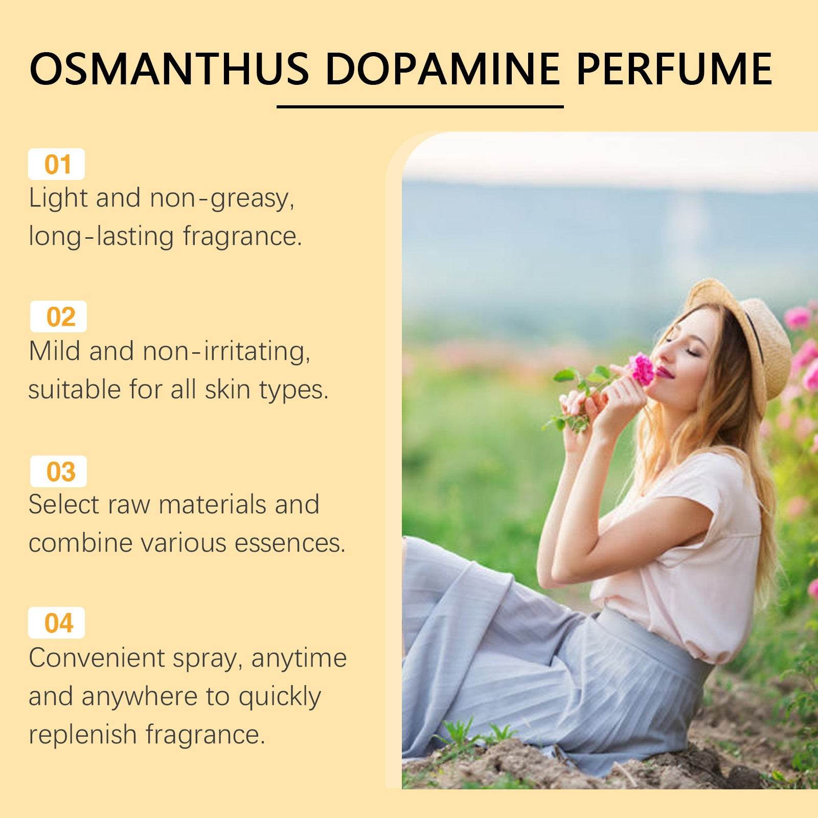 ROXELIS Osmanthus DopamineGilding Perfume Spray Long-lasting Light Perfume - Velora