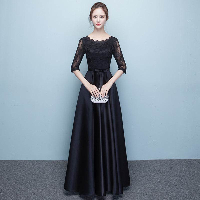 Elegant Slimming Elegant Generous Long Dress - Velora