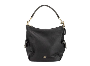 Coach Pennie Elegant Black Leather Convertible Handbag