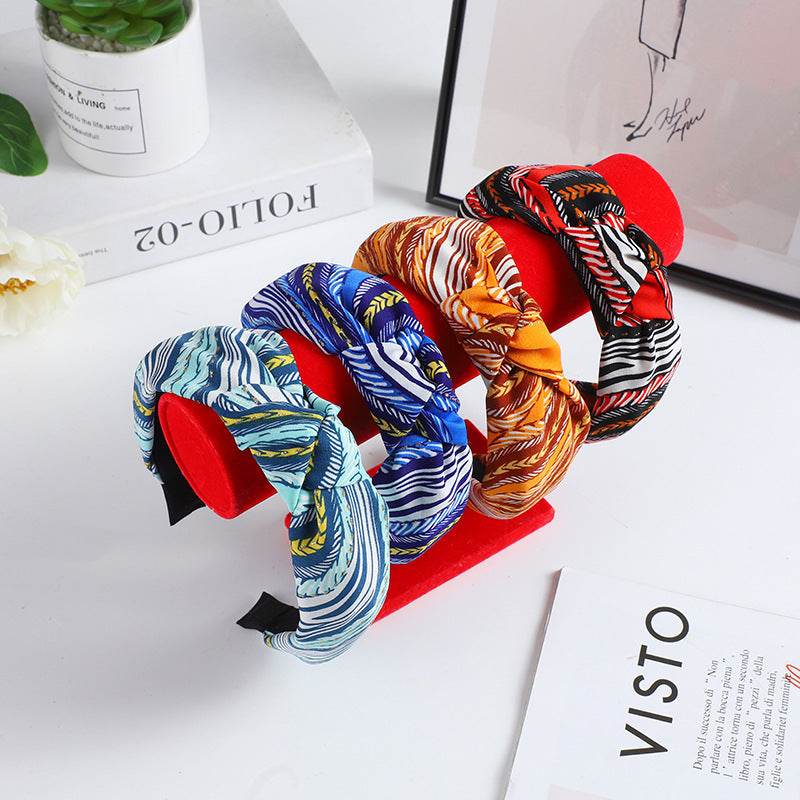 Cute Top Knot Headband for girls and Women - Velora