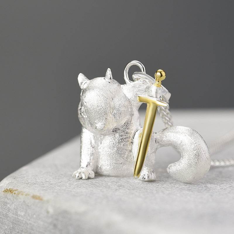 Creative National Style Warlord Squirrel Pendant Martial Arts Mouse Pendant - Velora