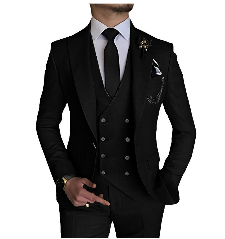 Business Casual Men's Three-piece Suit