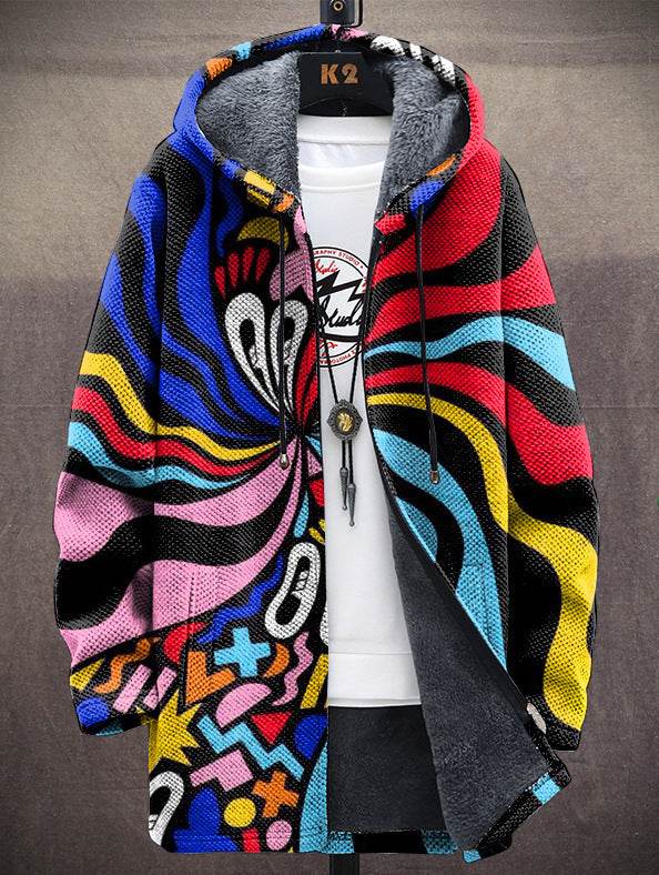 Men's Zipper Hooded Cardigan Cotton-padded Jacket - Velora