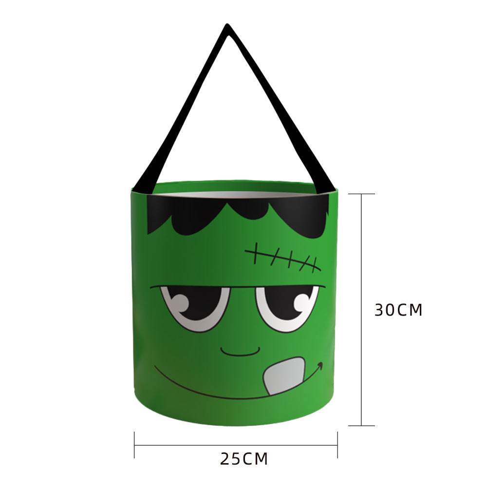 Halloween Candy Bag - Handheld LED Light-up Pumpkin Bag Tube, Halloween Trick-or-Treat Bag - Velora