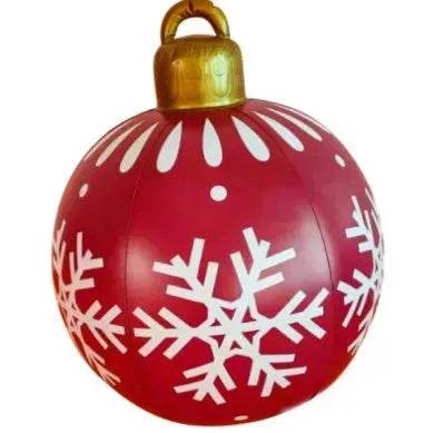 Christmas Ornament Holly Ball Outdoor Tree Decoration Christmas Balls for Yards - Velora