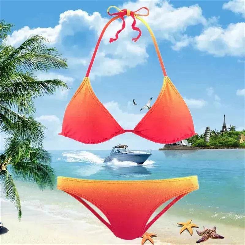Swimsuit Women's Gradient Series Split Swimsuit Bikini - Velora