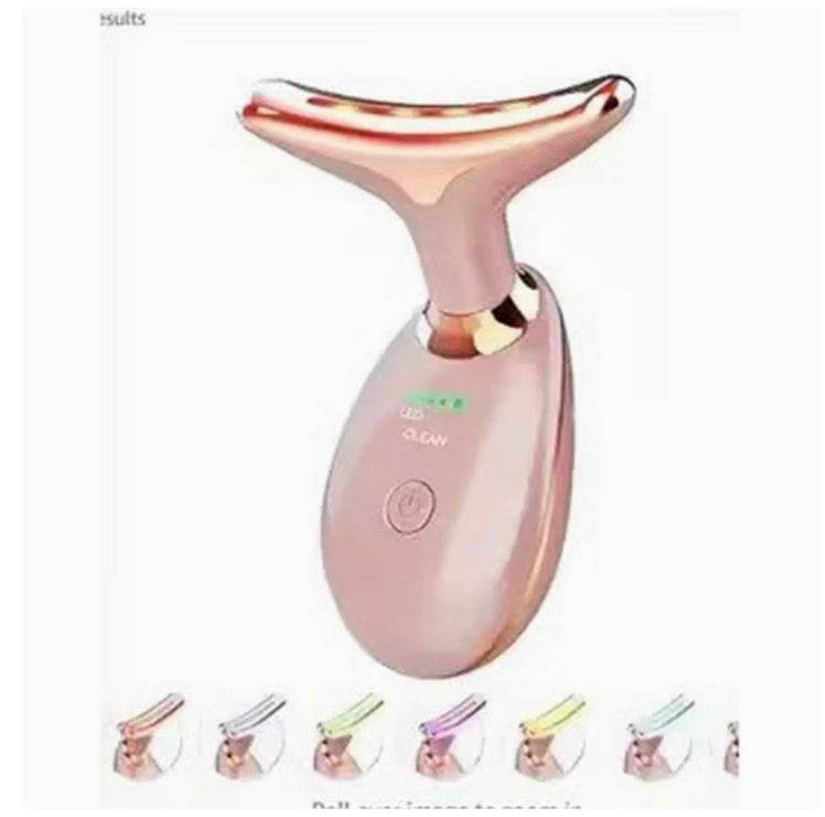 LED neck beauty device - Photon Therapy Neck Beauty Anti Wrinkle Machine EMS Tighten Massager - Velora