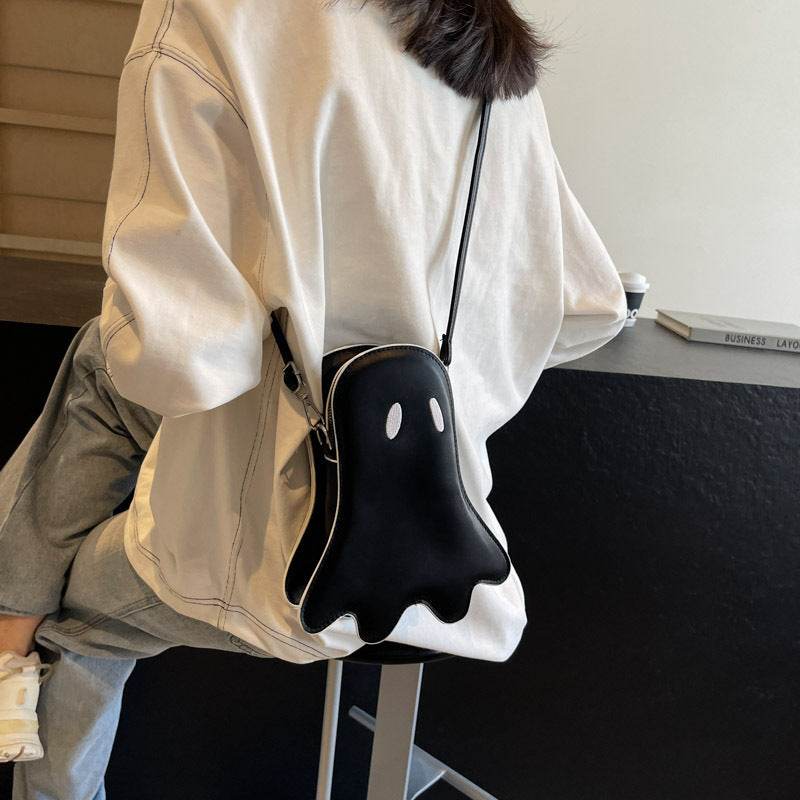 Women's Halloween Ghost Kid Messenger Bag - Velora