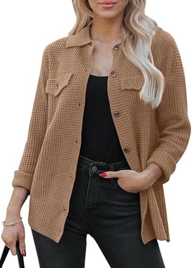 European And American Lapel Women's Cardigan Top