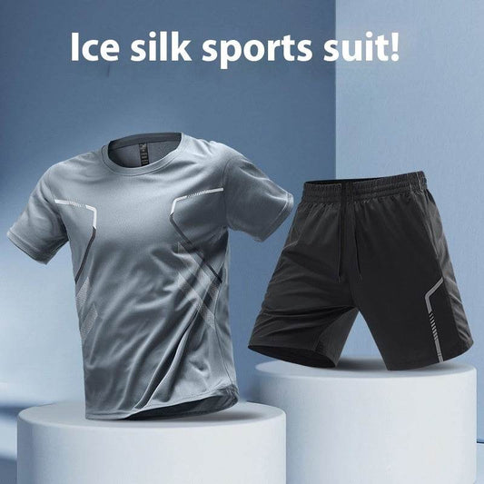 Men's T-shirts Sports Running T-shirt Color Block Men Quick-drying Breathable Short Sleeve Round Neck Active Tee Outdoor Workout - Velora