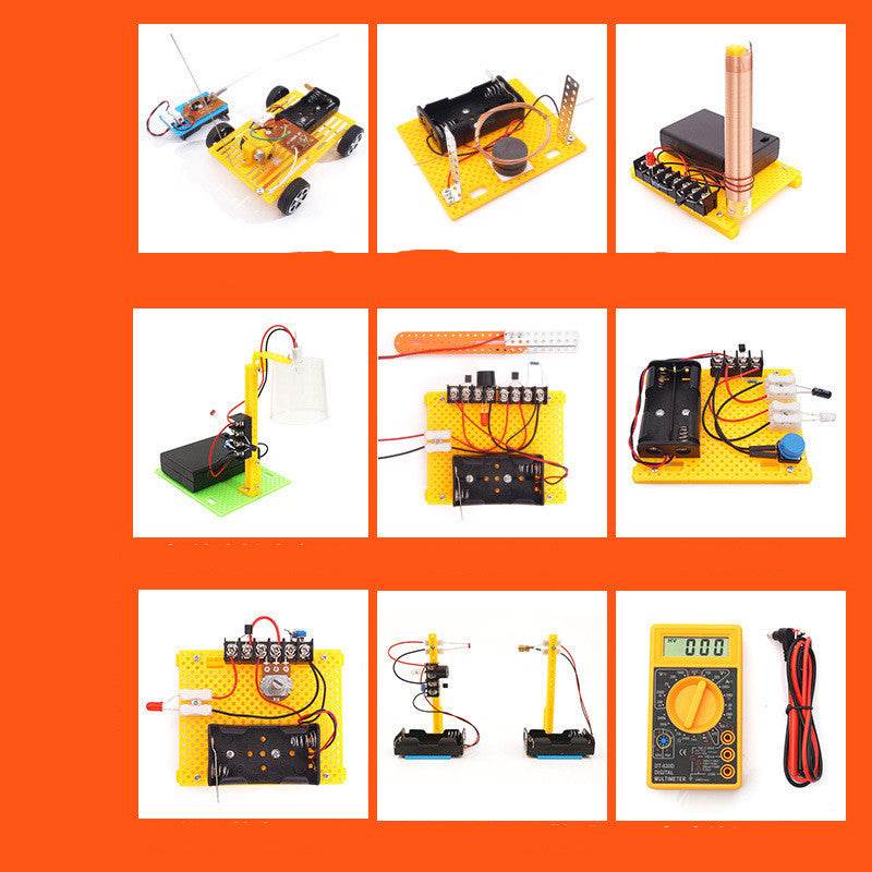 Handmade DIY Electronic Science Experiment Set Students Physical Puzzle - Velora