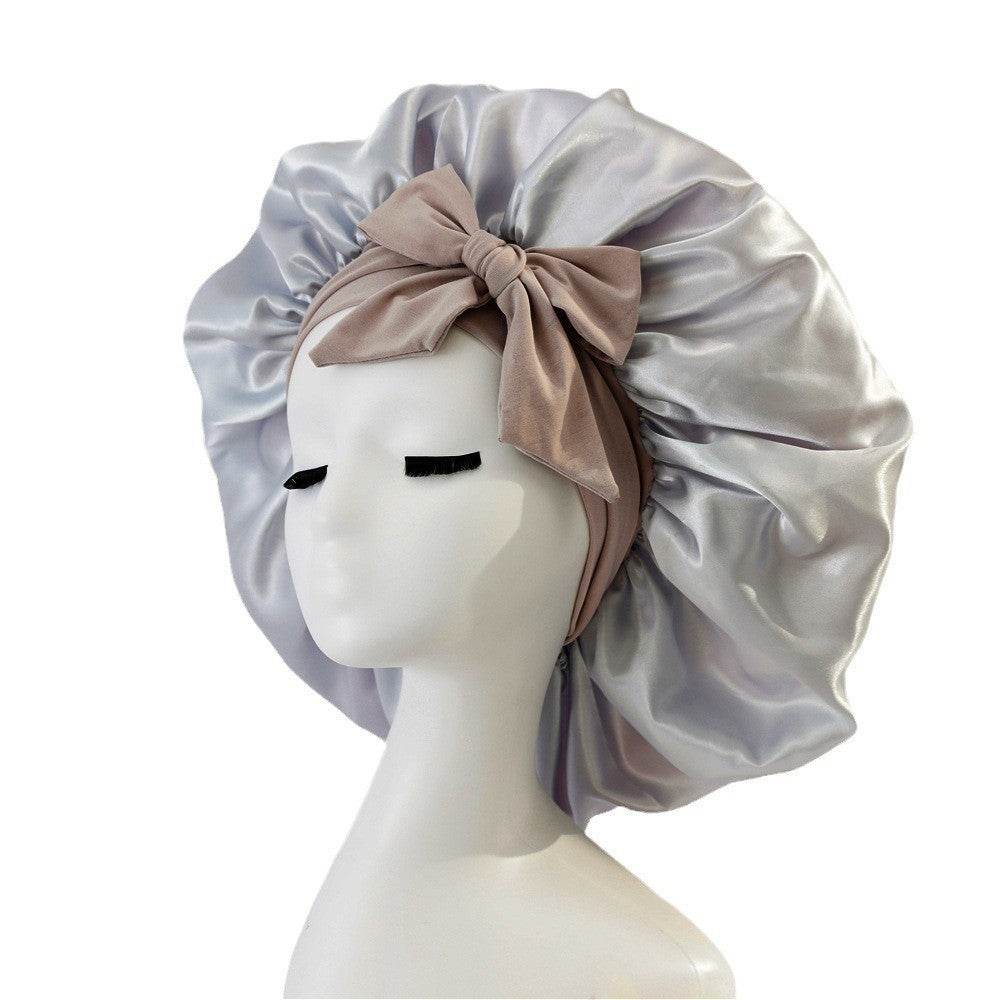 Silk Hair Bonnet For Sleeping Satin bonnet for curly hair - Velora
