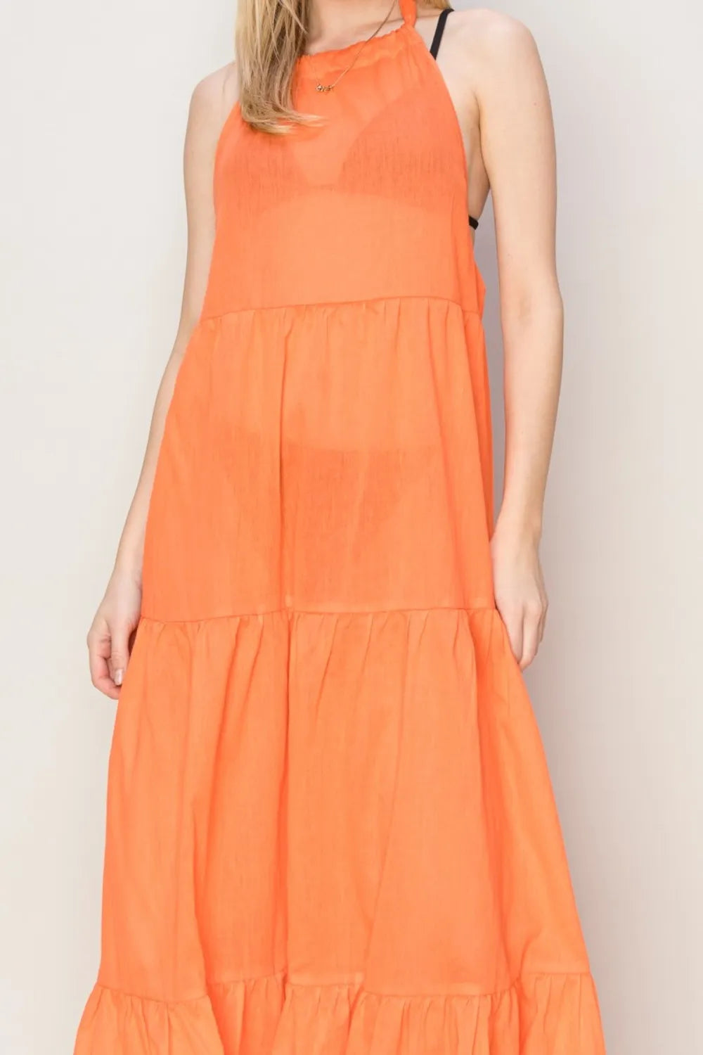 HYFVE Halter Neck Cover Up Maxi Dress - Velora