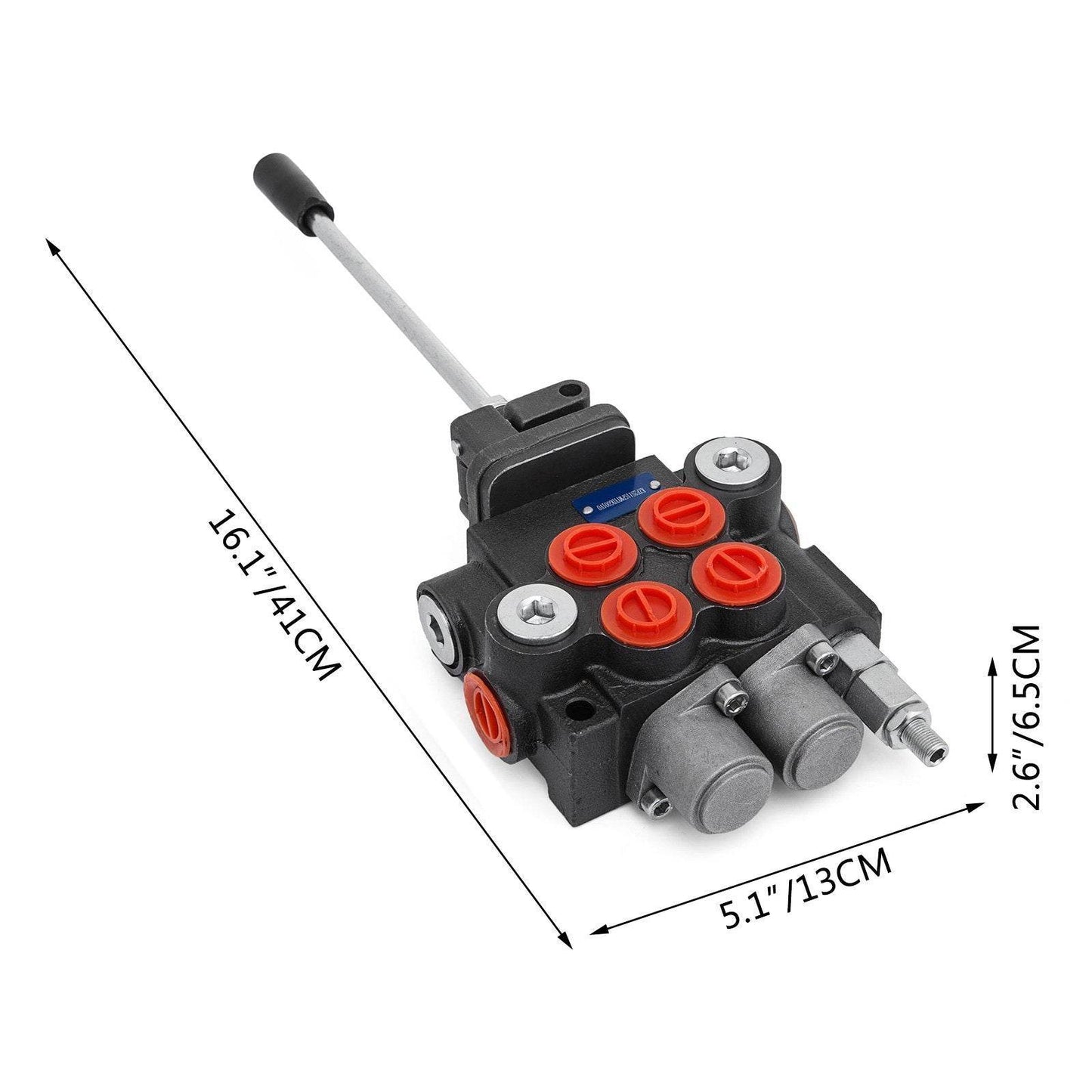 Hydraulic Valve 2 Spool Hydraulic Joystick Control Valve 11gpm Hydraulic Directional Control Valve Double Acting For Tractors Loaders Tanks - Velora