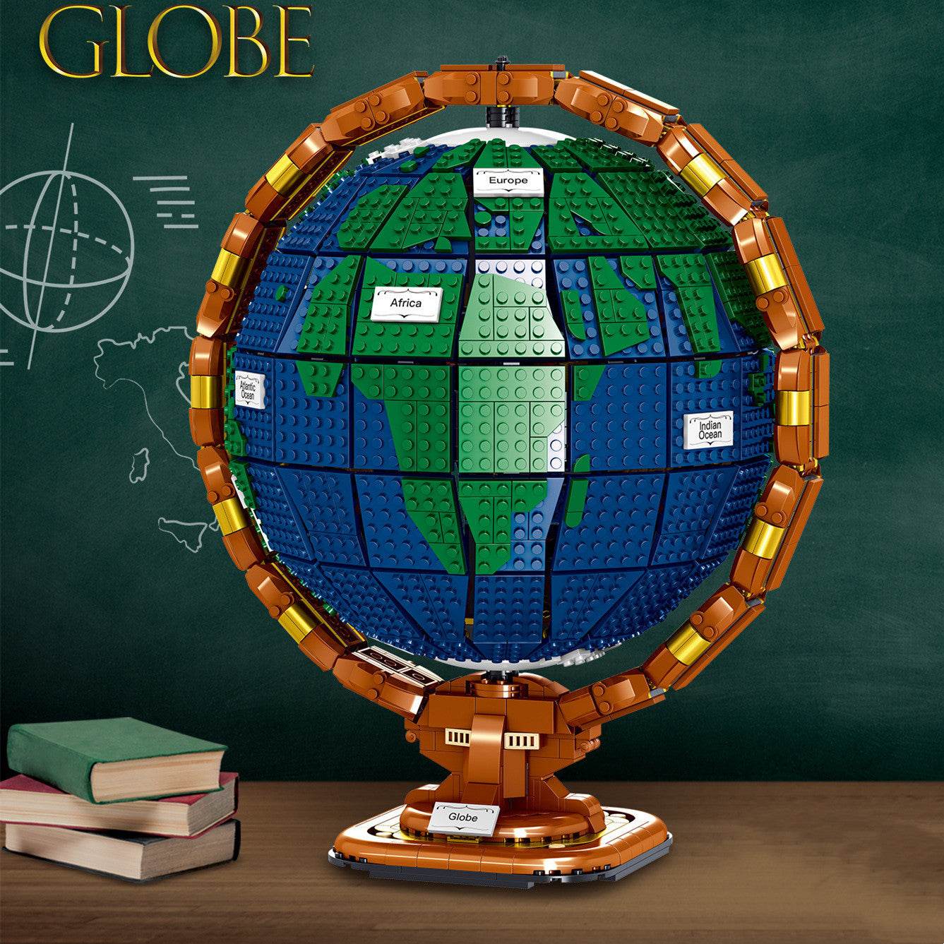 Children's Creative Globe Model Ornaments Assembled Toys - Velora