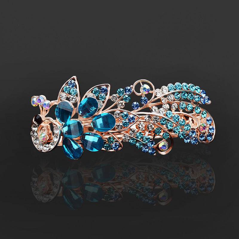 Rhinestone bow hair clip Accessories - Velora