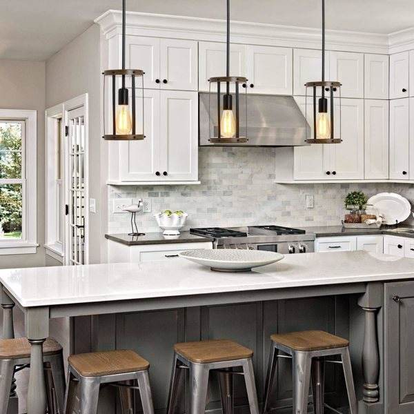 Vintage Rural Lightweight Metal Cage Pendant Light, Excluding Light Bulbs - Velora