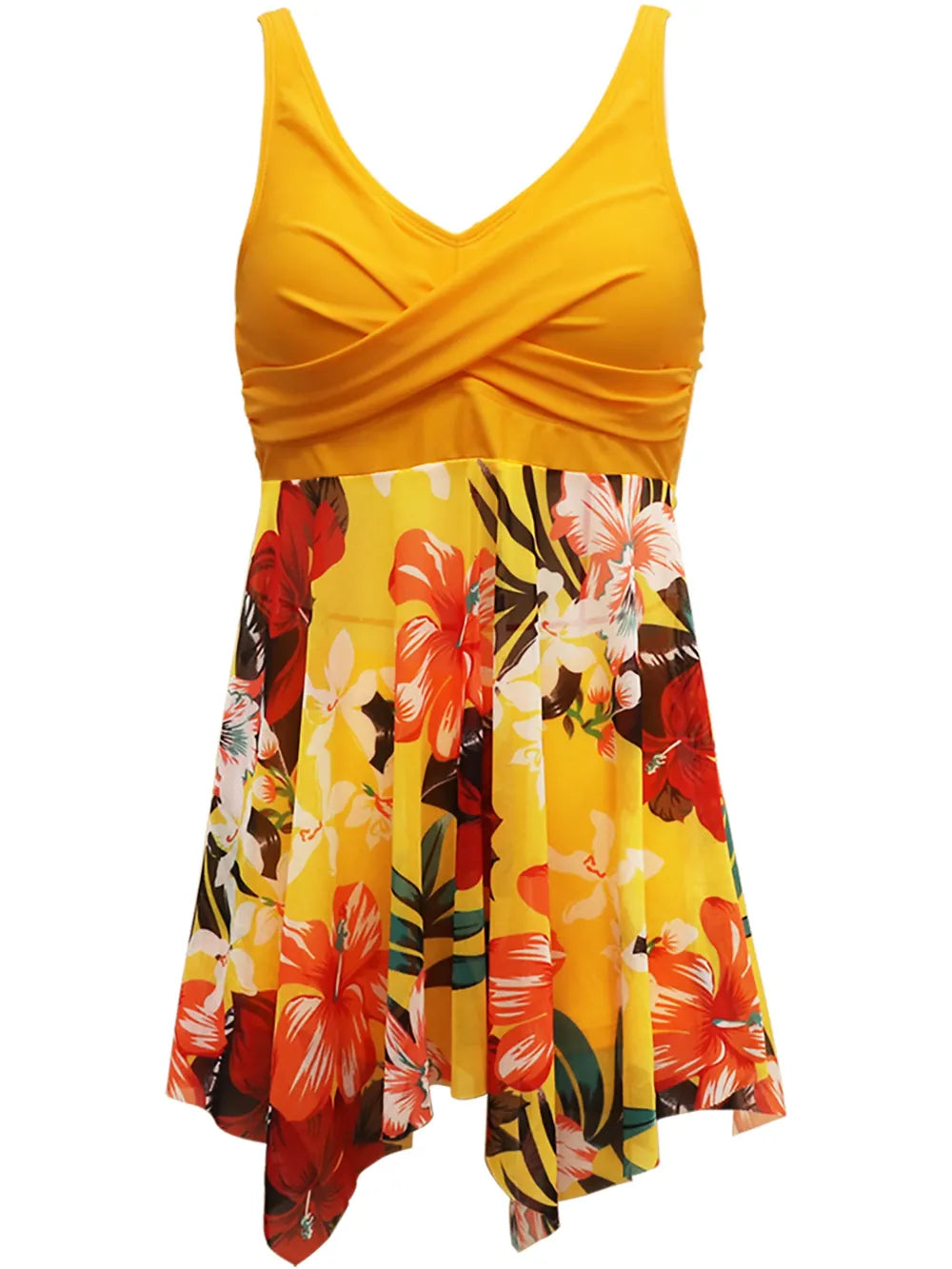 Printed Wide Strap Two-Piece Swim Set - Velora