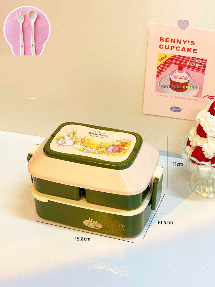 Cute Cartoon Multi-tiered Kids Bento Lunch Box - Velora