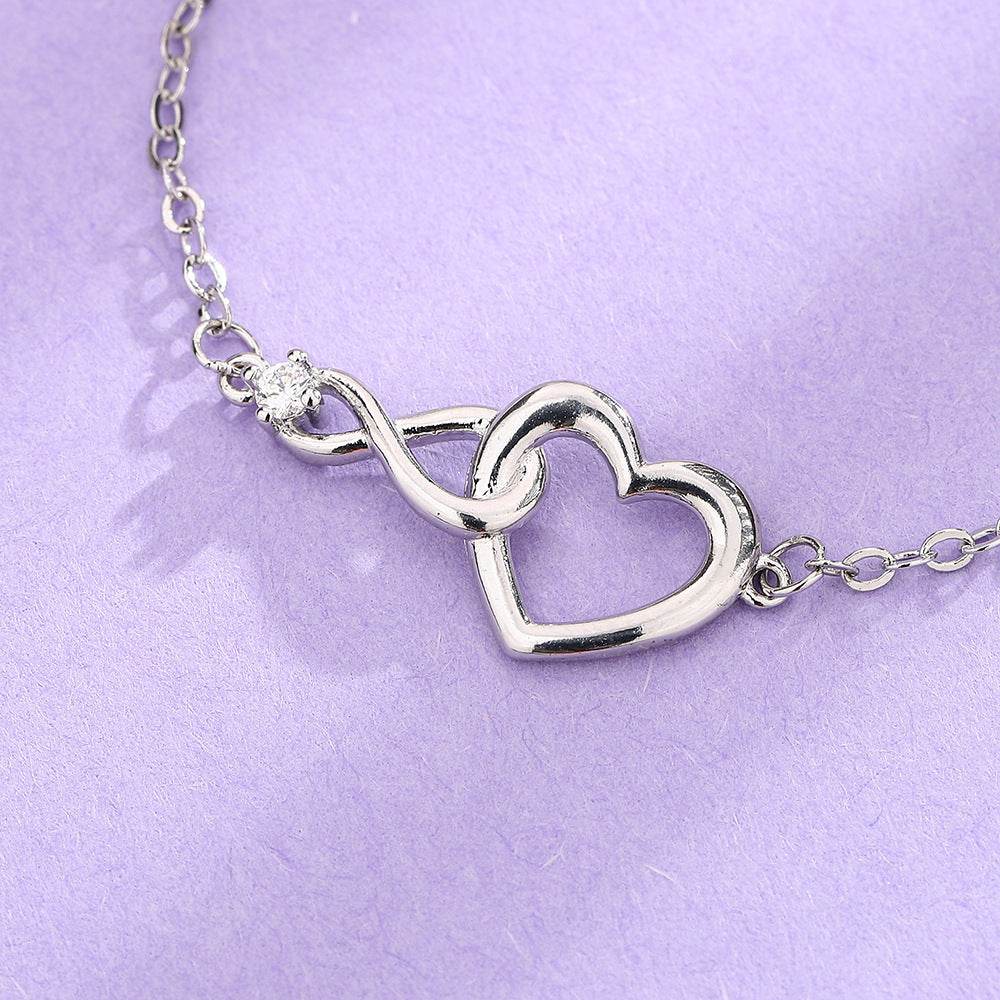 Heart-shape Bracelet Fashion Jewelry Versatile Love Bracelet Gift For Girlfriend Valentine's Day - Velora