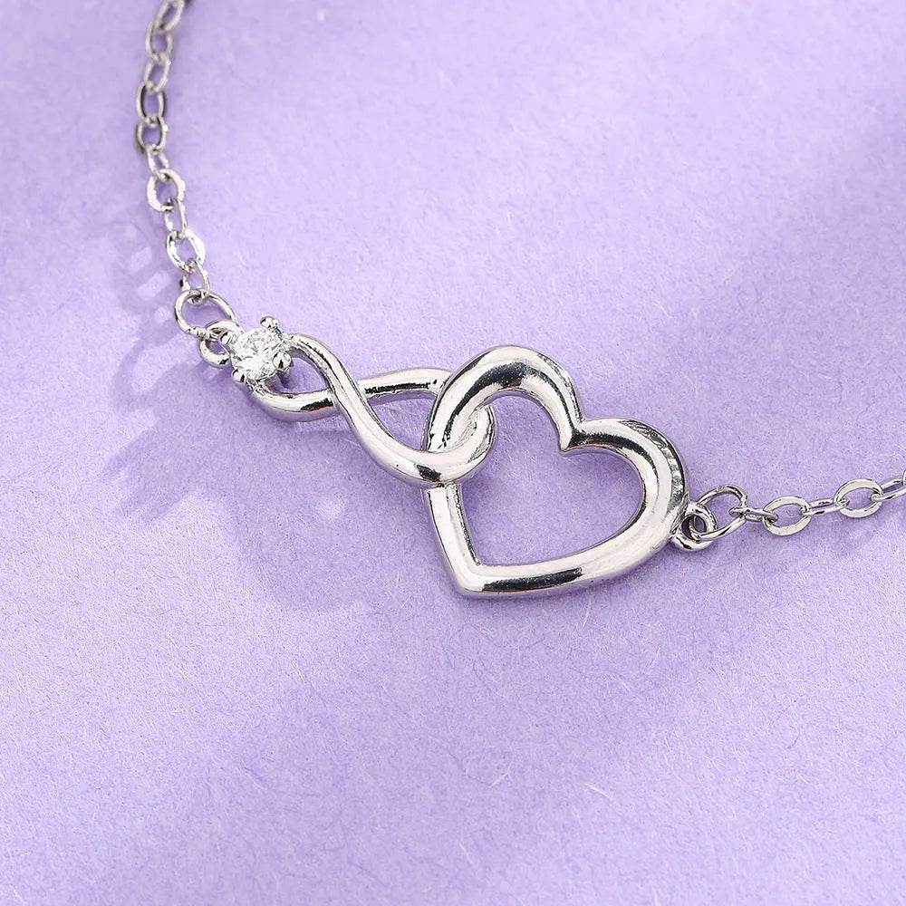 Heart-shape Bracelet Fashion Jewelry Versatile Love Bracelet Gift For Girlfriend Valentine's Day - Velora