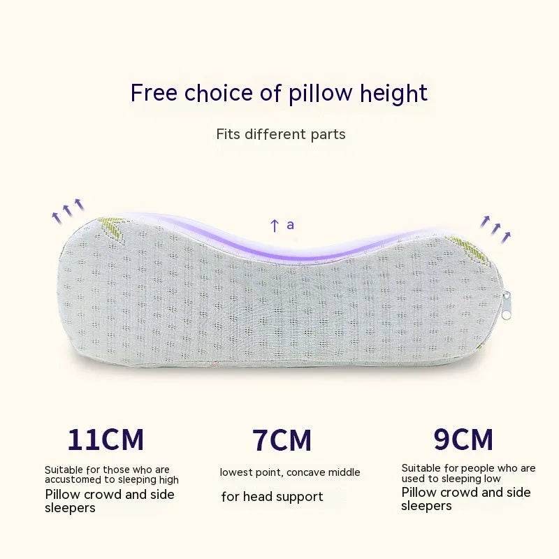 Memory Pillow Slow Rebound Wave Neck Protector - Velora