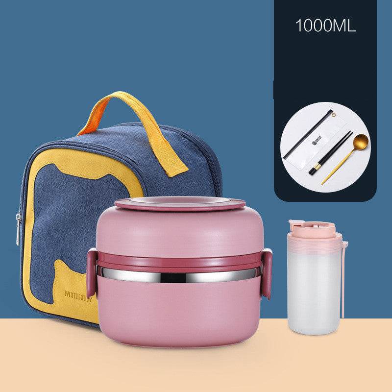 304 Stainless Steel Multi-layer Thermal insulated lunch container - Velora