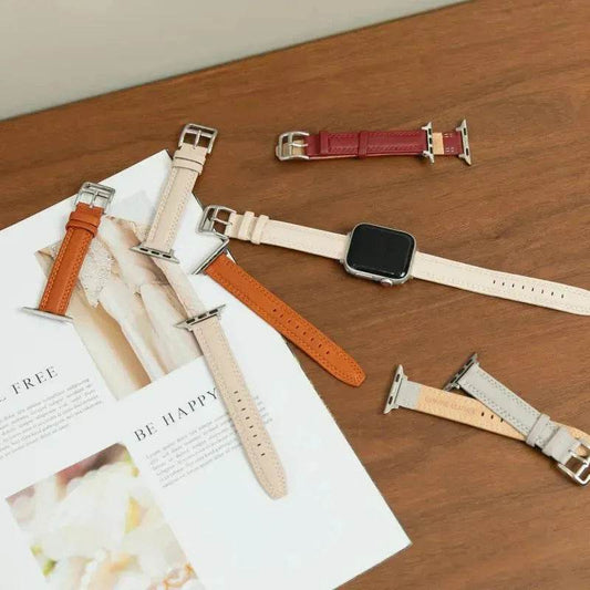 Replaceable Genuine Leather Watch Band Strap for iwatch - Velora