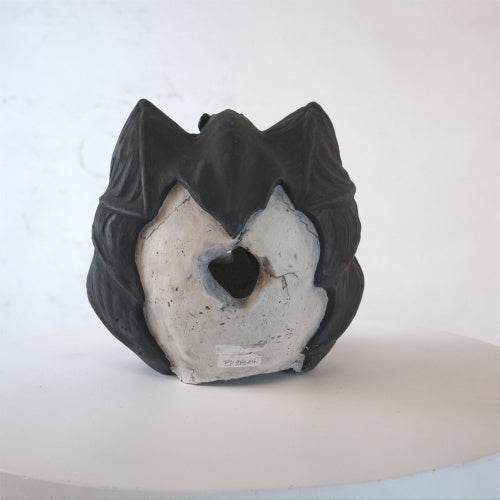 Fire Pit Demon Skull Gas Log For Ventless Vent Free, Propane, Gel, Ethanol, Electric, Outdoor Fireplace And Fire Pit, Halloween Decor - Patent Pending - Velora