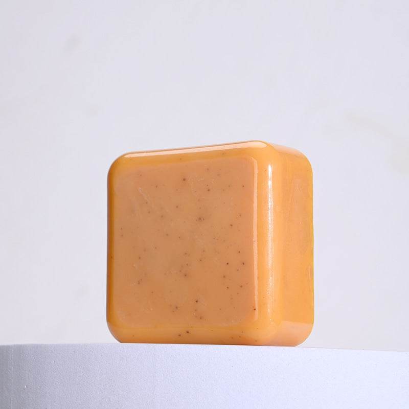 Curcuma Frosted Handmade Cleansing Bath Turmeric Soap - Velora
