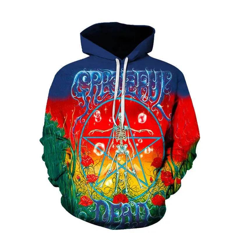 Men's And Women's Fashion Casual Printed Sports Off Hoodie Christmas Sweater pullover sweatshirt - Velora
