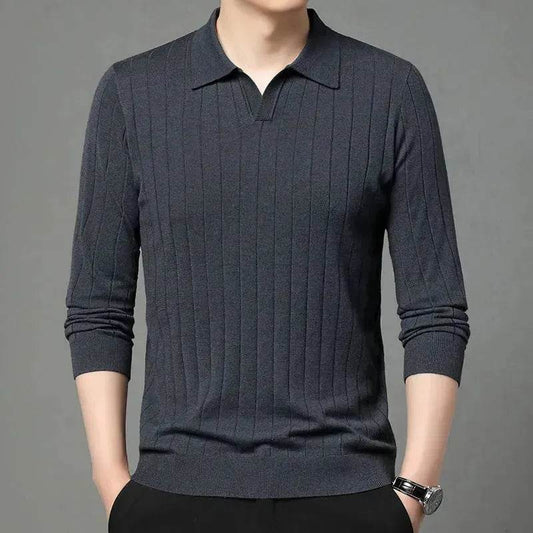 Autumn All-matching Slim fit Pullover Sweater For Men - Velora