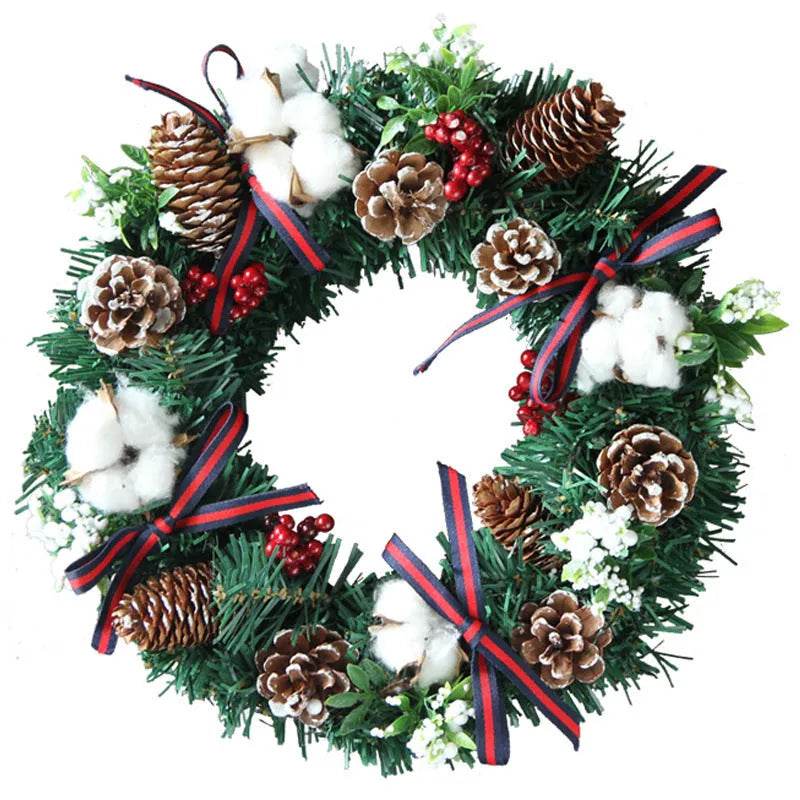 30cm 40cm Christmas Wreath Ornaments Christmas Wreath - Velora
