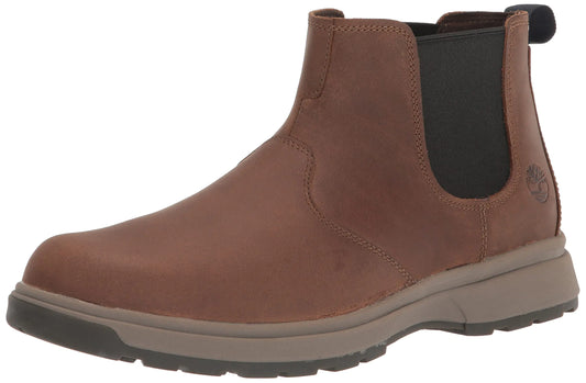Timberland Mens Atwells Ave Chelsea Boot Medium Brown Full-Grain 8