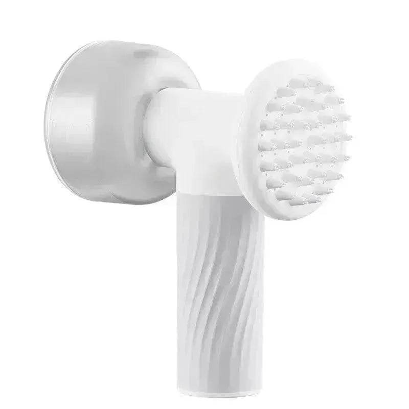 Electric Automatic Foaming Pet Bath Brush with Soap Dispenser