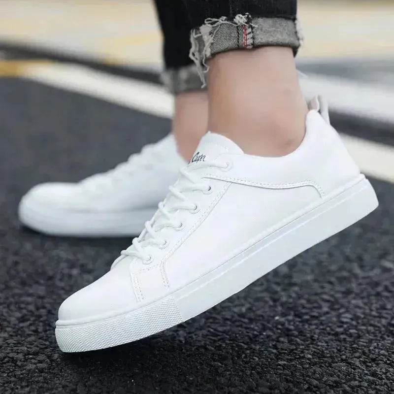 Elegant Summer PU Leather Casual Sneakers for Sneakers for Men - Velora