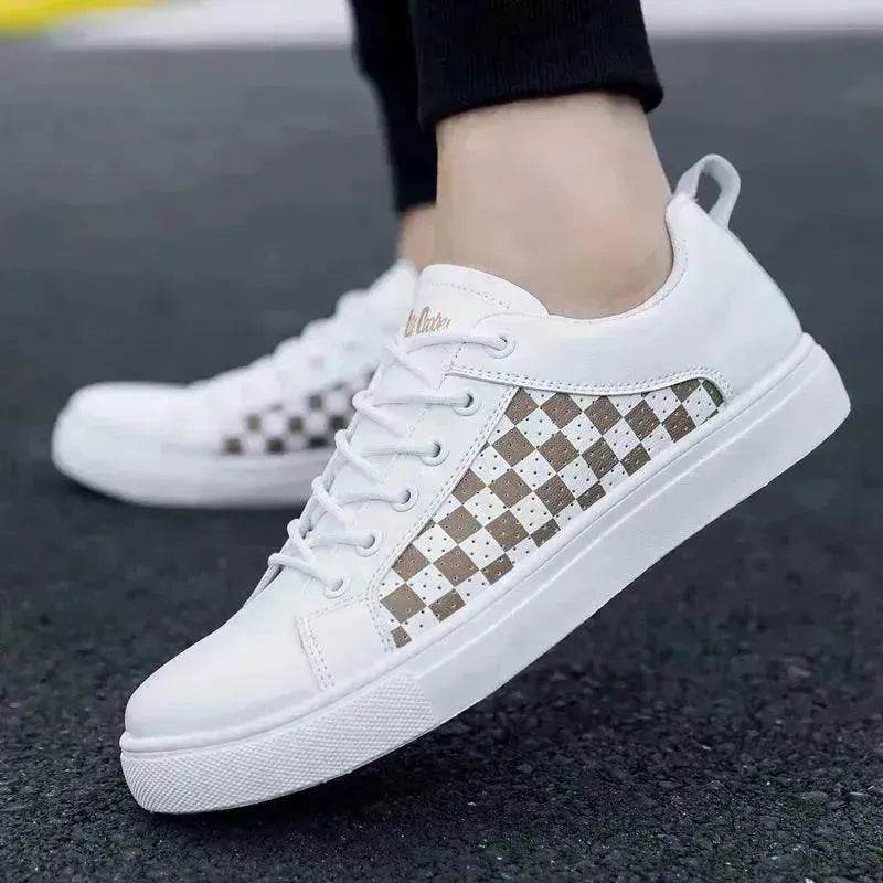 Elegant Summer PU Leather Casual Sneakers for Sneakers for Men - Velora