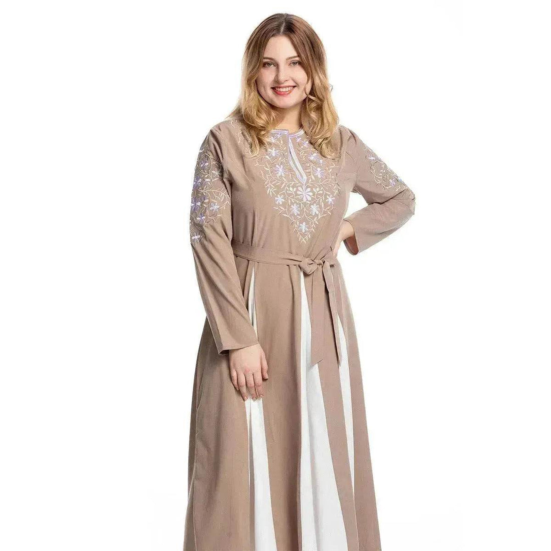 European And American Large Fashion Embroidery Dress