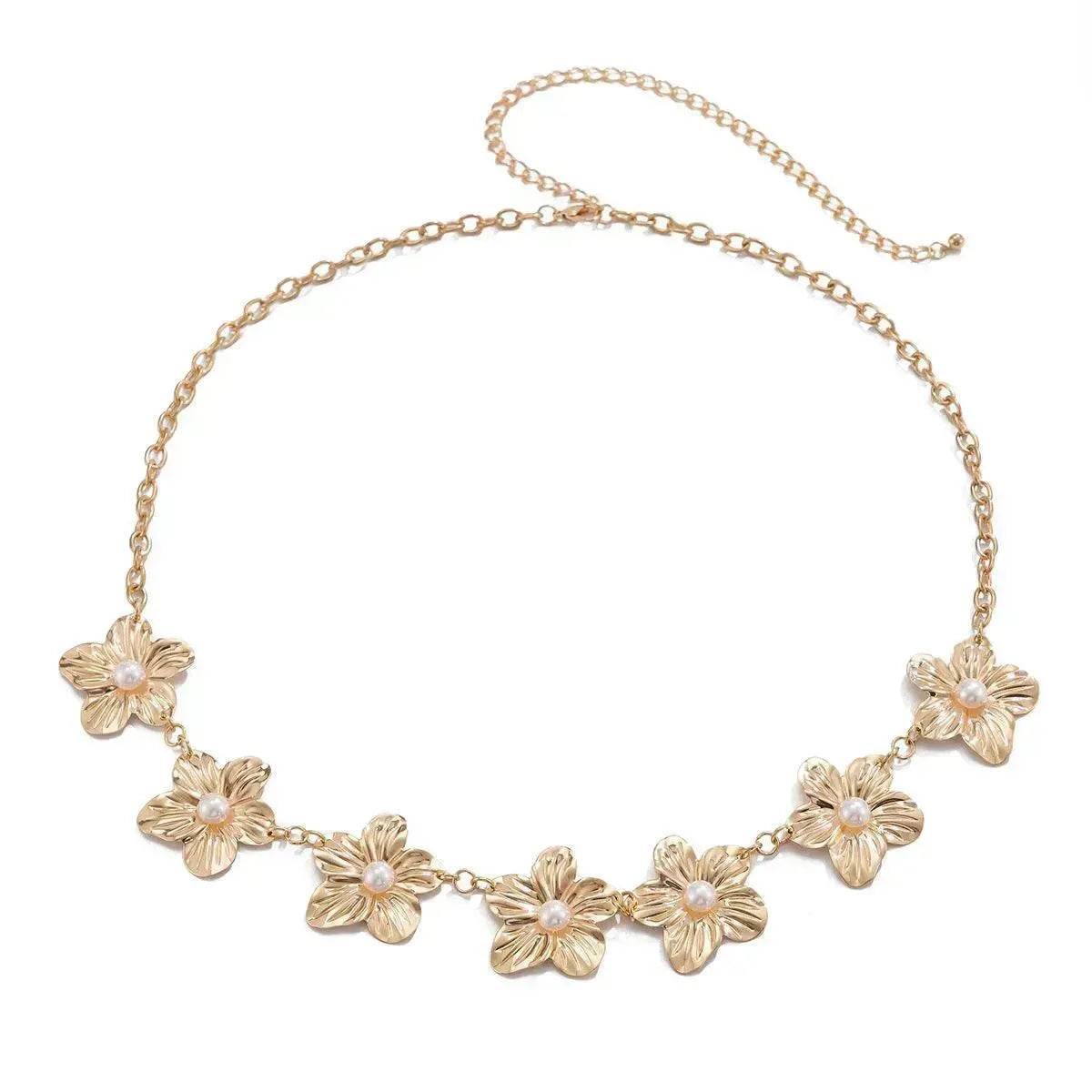 European And American Ocean Vacation Style Starfish Waist Chain Summer Beach Chain for Women - Velora