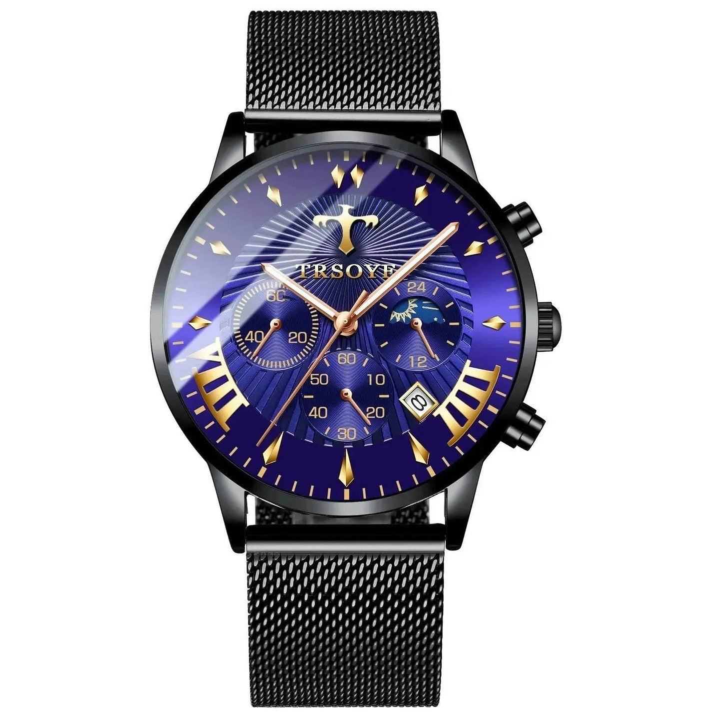 Business Quartz Watch Leisure Calendar Men's Luminous Waterproof Watch - Velora